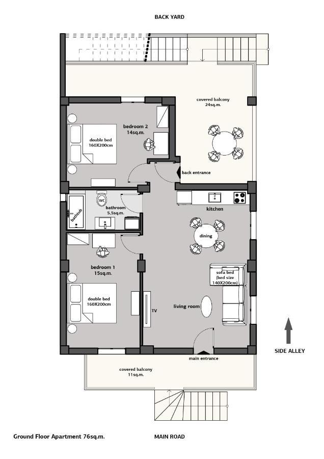 Indigo Apartment, Nea Michaniona Exterior photo